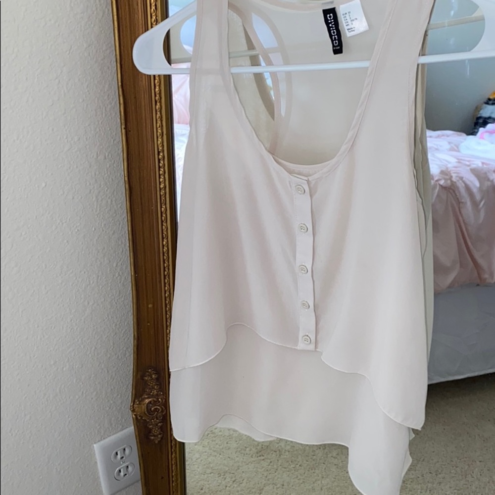 Tan/Cream Tank Top